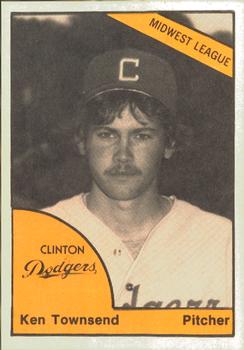 1977 TCMA Clinton Dodgers #0319 Ken Townsend Front