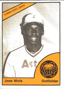 1977 TCMA Cocoa Astros #0093 Jose Mota Front