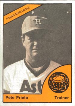 1977 TCMA Cocoa Astros #0072 Pete Prieto Front