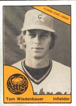 1977 TCMA Cocoa Astros #0086 Tom Wiedenbauer Front