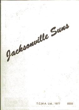 1977 TCMA Jacksonville Suns #0555 Dan Quisenberry Back