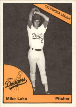 1977 TCMA Lodi Dodgers #0630 Mike Lake Front