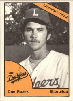 1977 TCMA Lodi Dodgers #0628 Don Ruzek Front