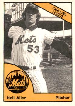 1977 TCMA Lynchburg Mets #0375 Neil Allen Front
