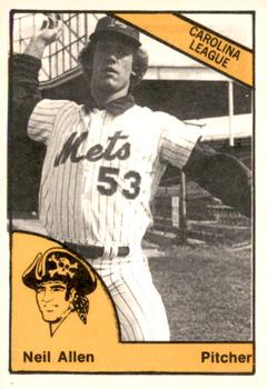 1977 TCMA Lynchburg Mets #0375 Neil Allen Front