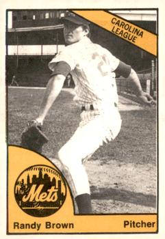 1977 TCMA Lynchburg Mets #0350 Randy Brown Front