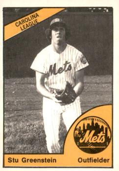 1977 TCMA Lynchburg Mets #0371 Stu Greenstein Front