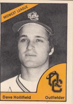 1977 TCMA Quad City Angels #0168 Dave Hollifield Front