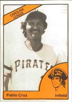 1977 TCMA Salem Pirates #0379 Pablo Cruz Front