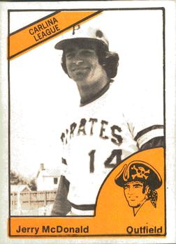 1977 TCMA Salem Pirates #0383 Jerry McDonald Front