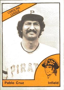 1977 TCMA Salem Pirates #0523 Pablo Cruz Front