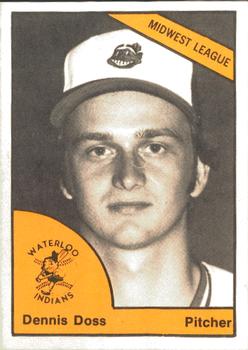 1977 TCMA Waterloo Indians #0059 Dennis Doss Front