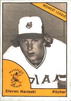 1977 TCMA Waterloo Indians #0069 Steven Narleski Front