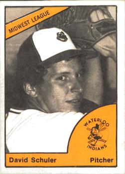 1977 TCMA Waterloo Indians #0063 David Schuler Front