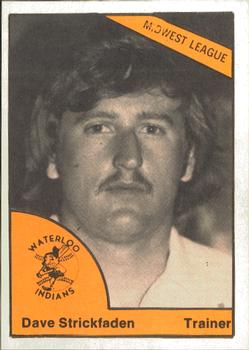 1977 TCMA Waterloo Indians #0246 Dave Strickfaden Front