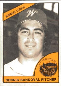 1977 TCMA Wausau Mets #0468 Dennis Sandoval Front