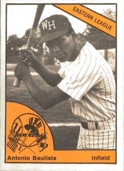 1977 TCMA West Haven Yankees #0673 Antonio Bautista Front