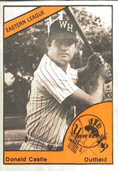 1977 TCMA West Haven Yankees #0671 Donald Castle Front