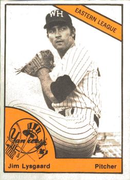 1977 TCMA West Haven Yankees #0682 Jim Lysgaard Front
