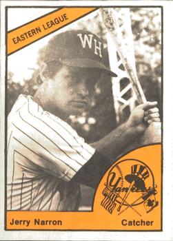 1977 TCMA West Haven Yankees #0668 Jerry Narron Front