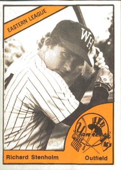 1977 TCMA West Haven Yankees #0678 Richard Stenholm Front