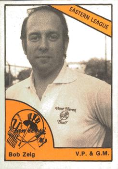 1977 TCMA West Haven Yankees #0663 Bob Zeig Front