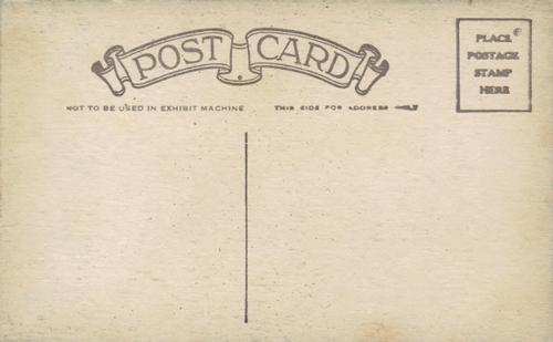 1925-31 Exhibits Postcard-Back #NNO Virgil Barnes Back