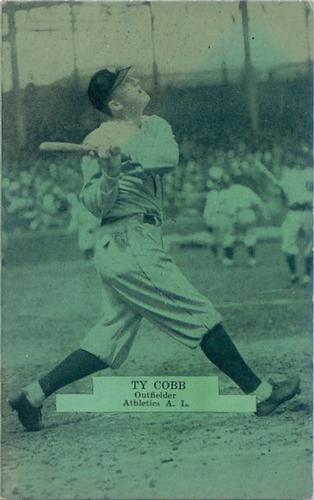 1925-31 Exhibits Postcard-Back #NNO Ty Cobb Front