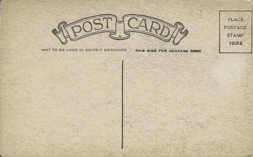 1925-31 Exhibits Postcard-Back #NNO Mickey Cochrane Back