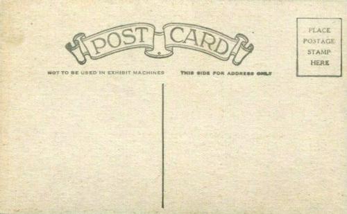1925-31 Exhibits Postcard-Back #NNO Frank Frisch Back