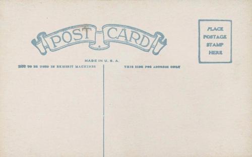 1925-31 Exhibits Postcard-Back #NNO Lou Gehrig Back