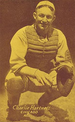 1925-31 Exhibits Postcard-Back #NNO Charlie Hartnett Front