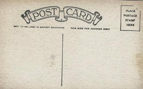 1925-31 Exhibits Postcard-Back #NNO Roger Peckinpaugh Back