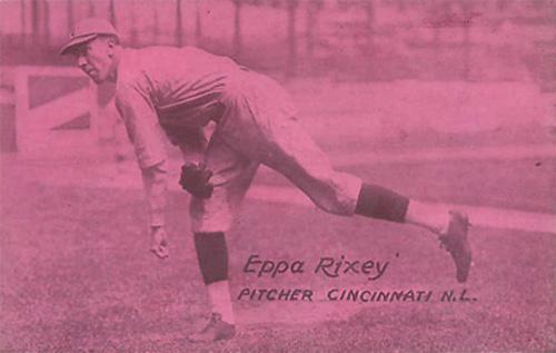 1925-31 Exhibits Postcard-Back #NNO Eppa Rixey Front