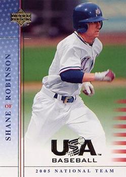 2005 Upper Deck USA Baseball 2005 National Team #USA 71 Shane Robinson Front