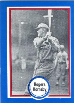 1976 Shakey's Pizza #27 Rogers Hornsby Front