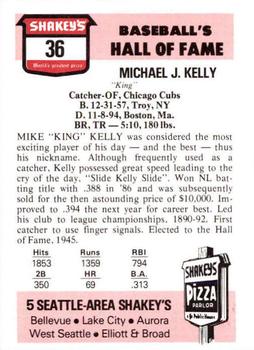 1976 Shakey's Pizza #36 King Kelly Back