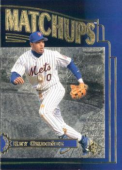 1996 SP - Marquee Matchups #MM4 Rey Ordonez Front