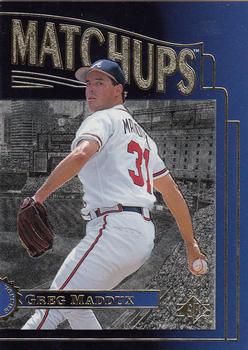 1996 SP - Marquee Matchups #MM10 Greg Maddux Front