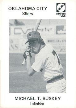 1976 Oklahoma City 89ers #7 Mike Buskey Front