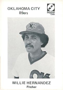1976 Oklahoma City 89ers #18 Willie Hernandez Front