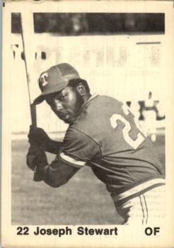 1976 TCMA Asheville Tourists #25 Joseph Stewart Front