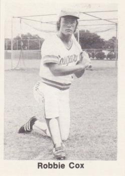 1976 TCMA Baton Rouge Cougars #NNO Robbie Cox Front