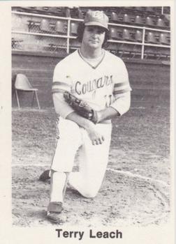 1976 TCMA Baton Rouge Cougars #NNO Terry Leach Front