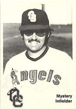 1976 TCMA Quad City Angels #NNO Mystery Infielder (Harry Pells) Front