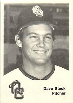 1976 TCMA Quad City Angels #NNO Dave Steck Front