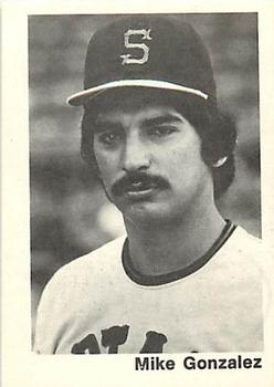 1976 TCMA Shreveport Captains #6 Mike Gonzalez Front