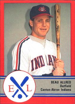 1989 ProCards Eastern League All-Stars #6 Beau Allred Front