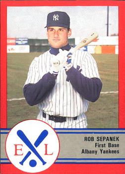 1989 ProCards Eastern League All-Stars #8 Rob Sepanek Front