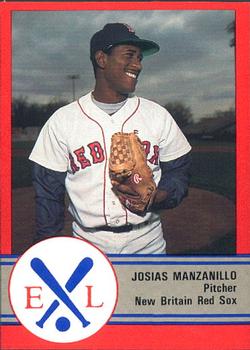 1989 ProCards Eastern League All-Stars #17 Josias Manzanillo Front